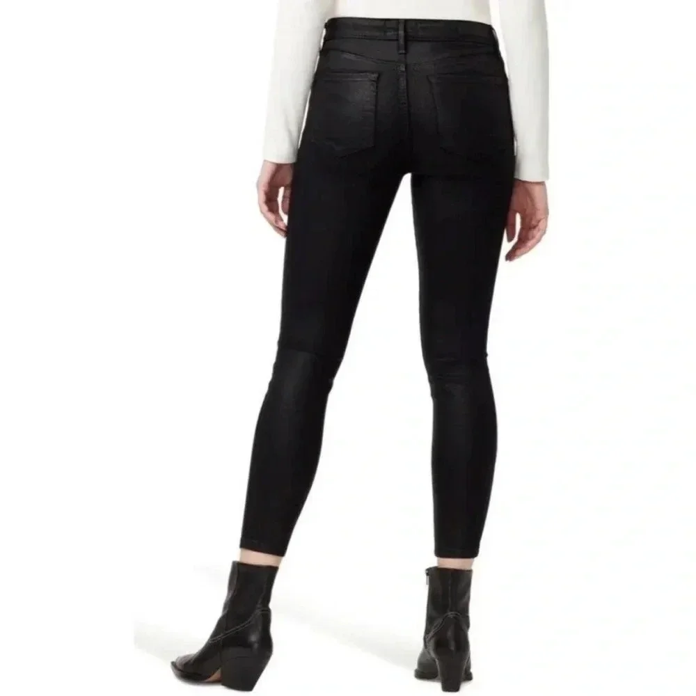 NWT Sanctuary Social Standard Coated Ankle Skinny Black Jeans